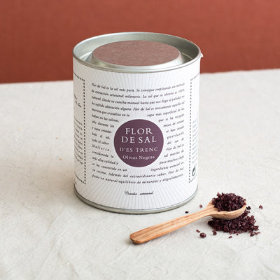Flor de sal d'Es Trenc Black olive brindisa