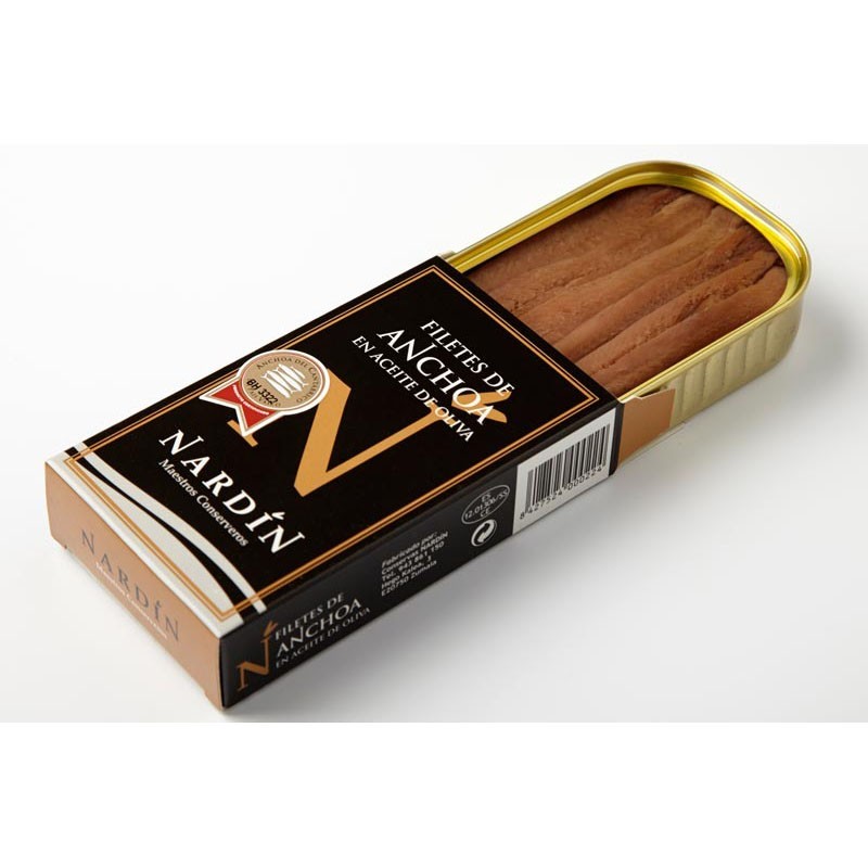 Nardin Premium Cured Anchovy Fillets, 100g