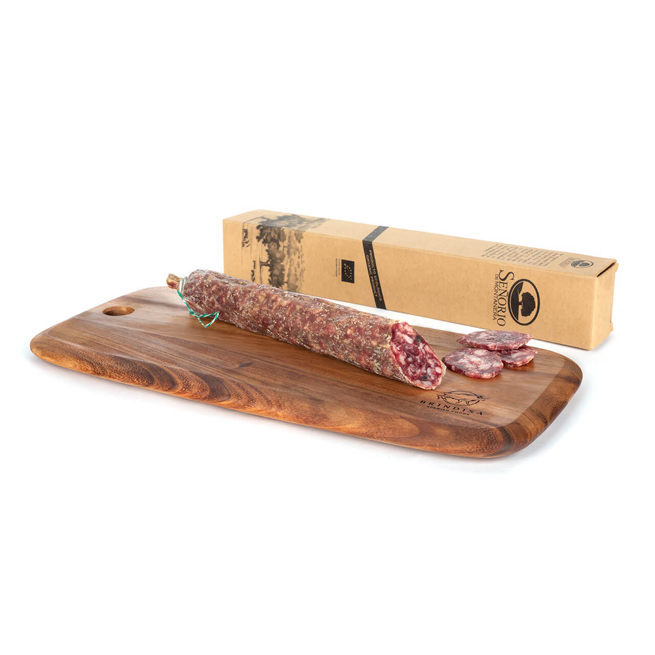 Señorío Acorn Fed 100% Ibérico Salchichón, Organic, 250g